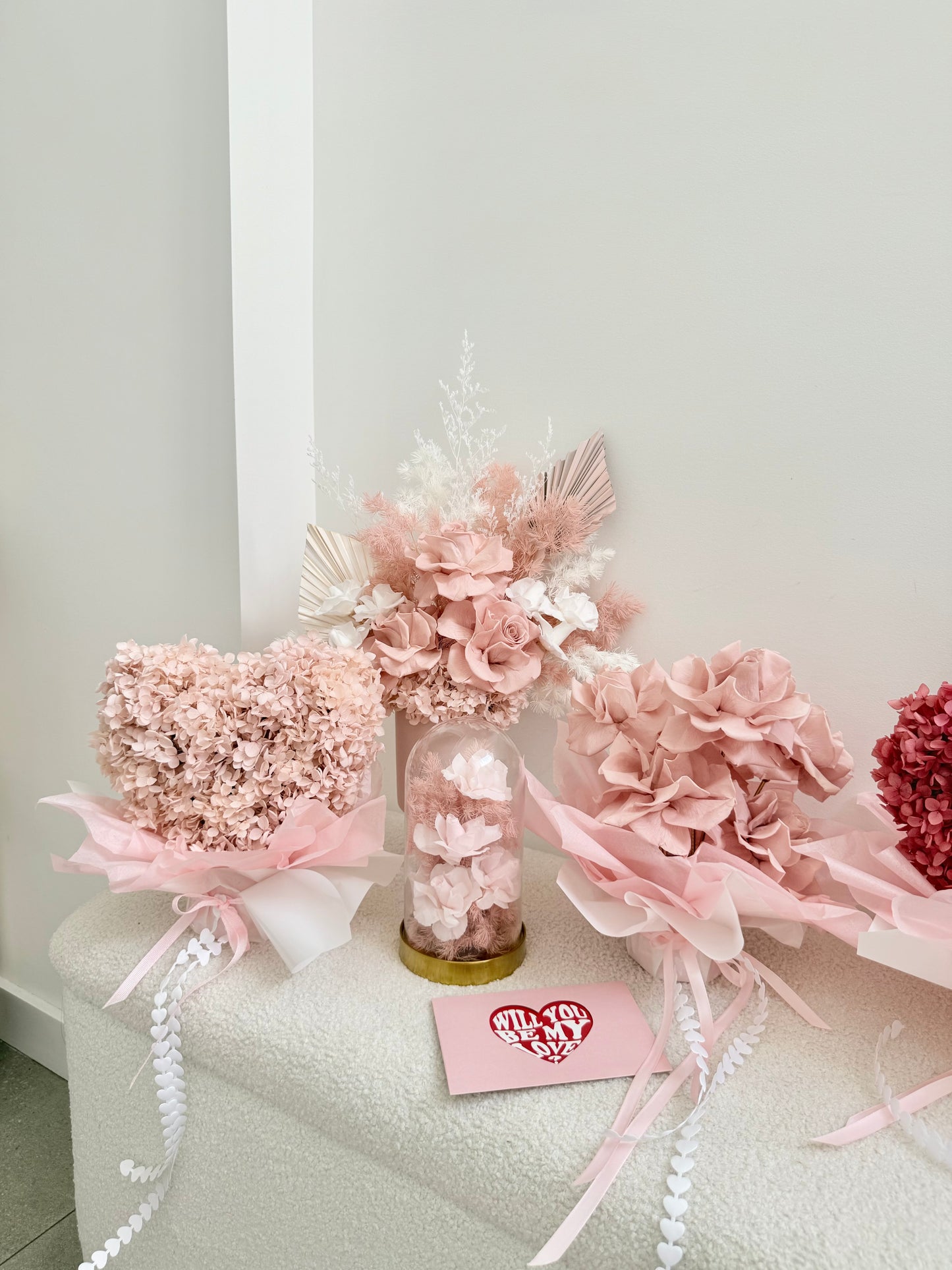 Medium Vase Arrangement (Pink)