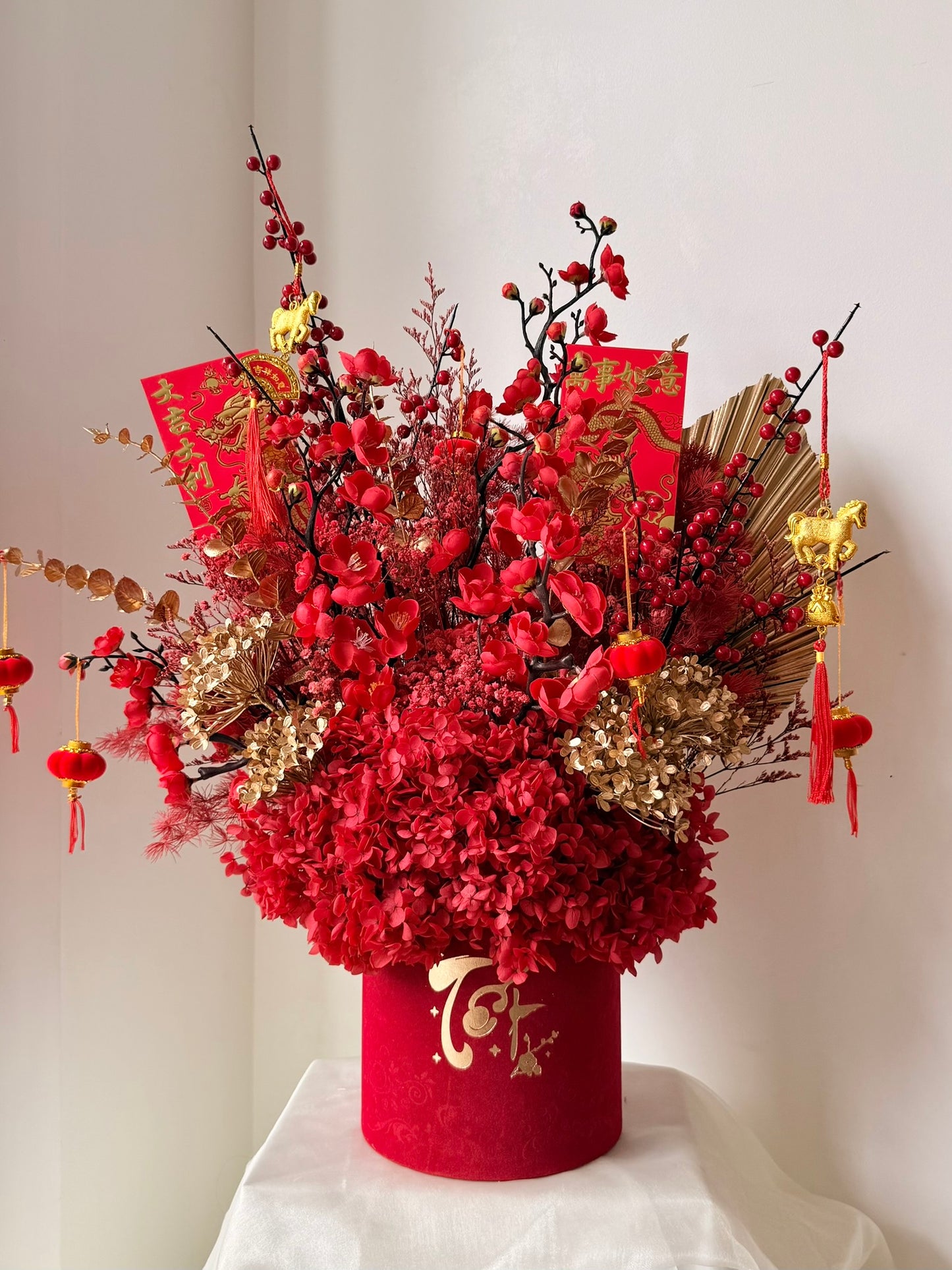 🧧 Tết Vase Arrangement XL 75cm (Limited Product)